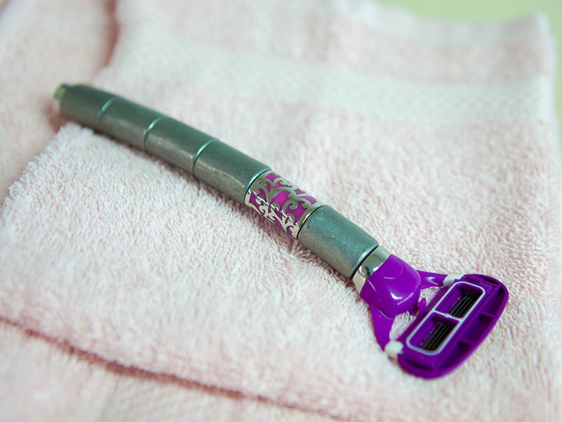 Old Pink Razor Razor Rough Hollow Victorian Pink - Gladderr